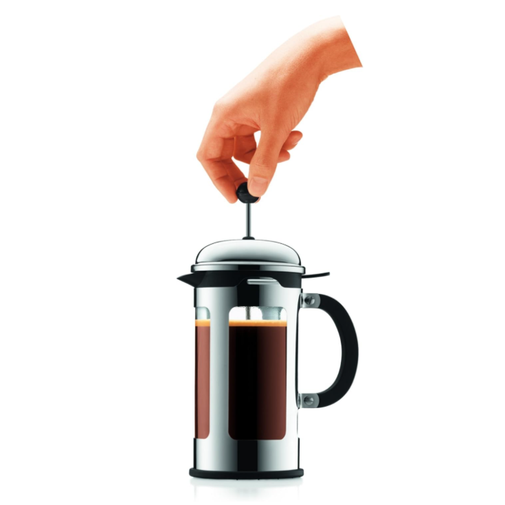 Bodum 1117016 Chambord French Press 3 Cup Coffee Maker 0.35L Chrome