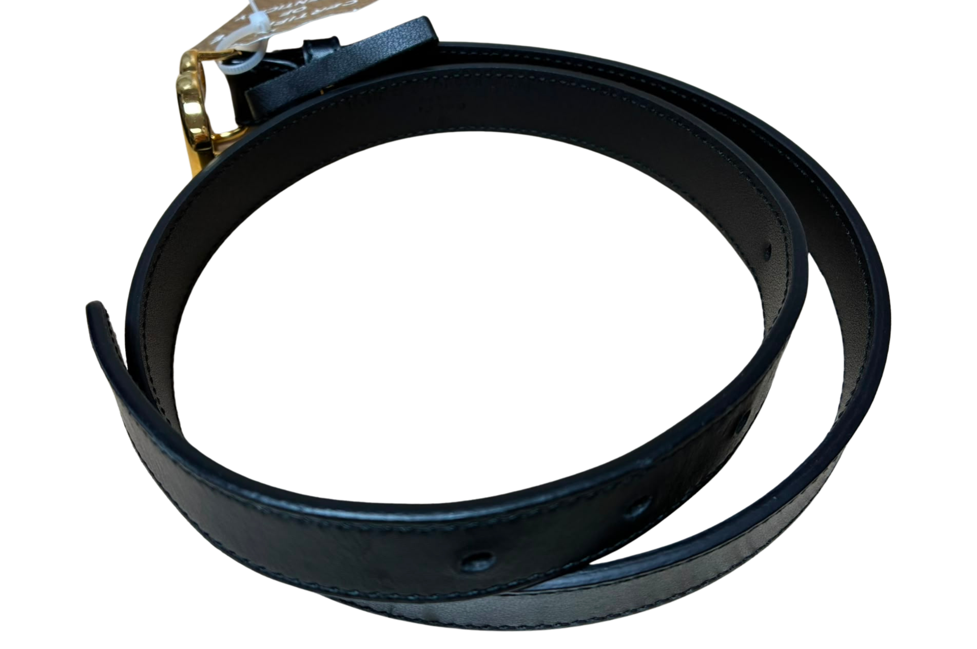 Gucci 409417 GG Marmont Leather Belt Black