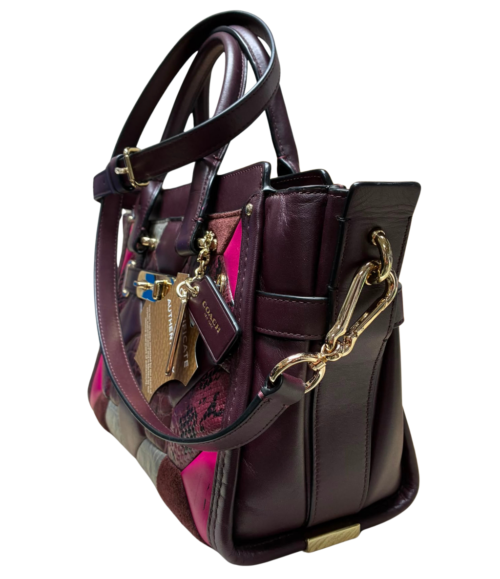 Coach Swagger 27 in Canyon Quilt Exotic Embossed Leather