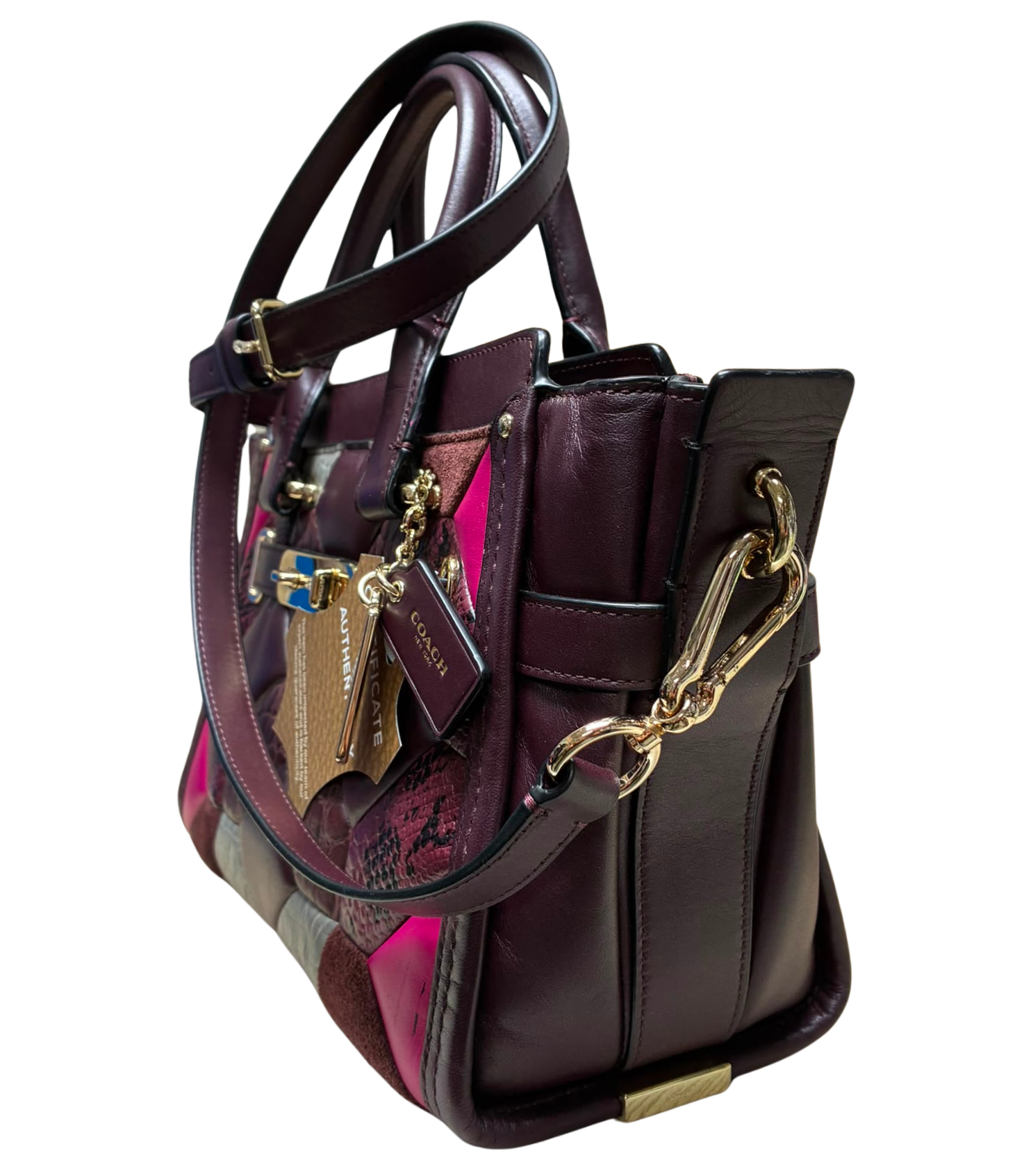 Coach Swagger 27 in Canyon Quilt Exotic Embossed Leather