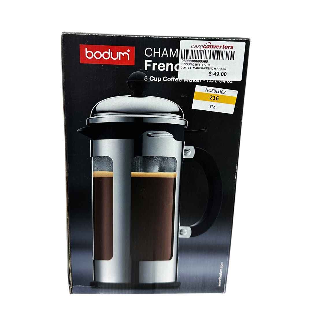 Bodum 11172-16 Chambord French Press 8 Cup Coffee Maker, 1L, Chrome Secondary image