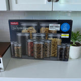 Bodum K11830-10SA-1 Presso Shatterproof Storage Jar Set (12 Pieces)