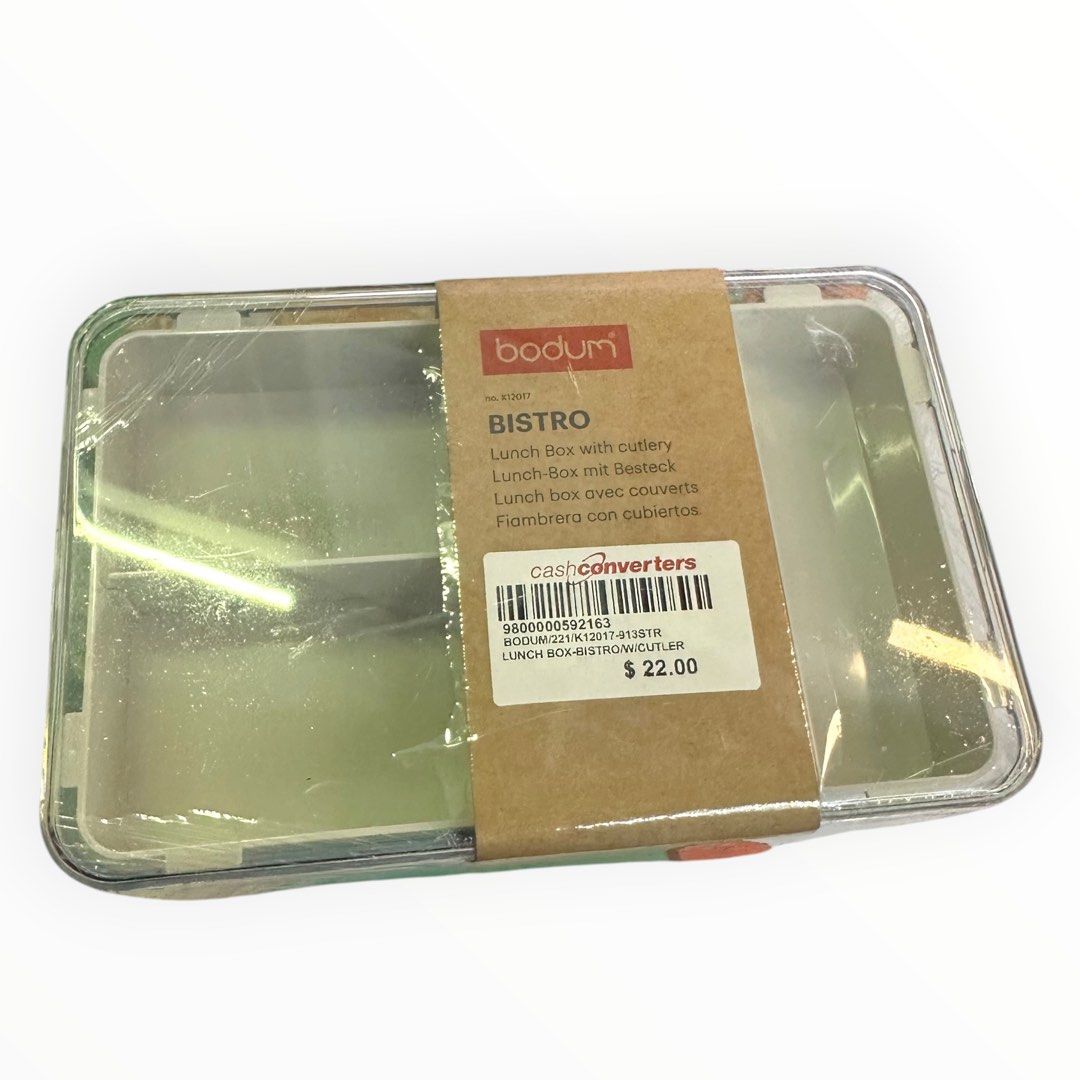 Bodum K12017-913STR Bistro Lunch Box with Cutlery