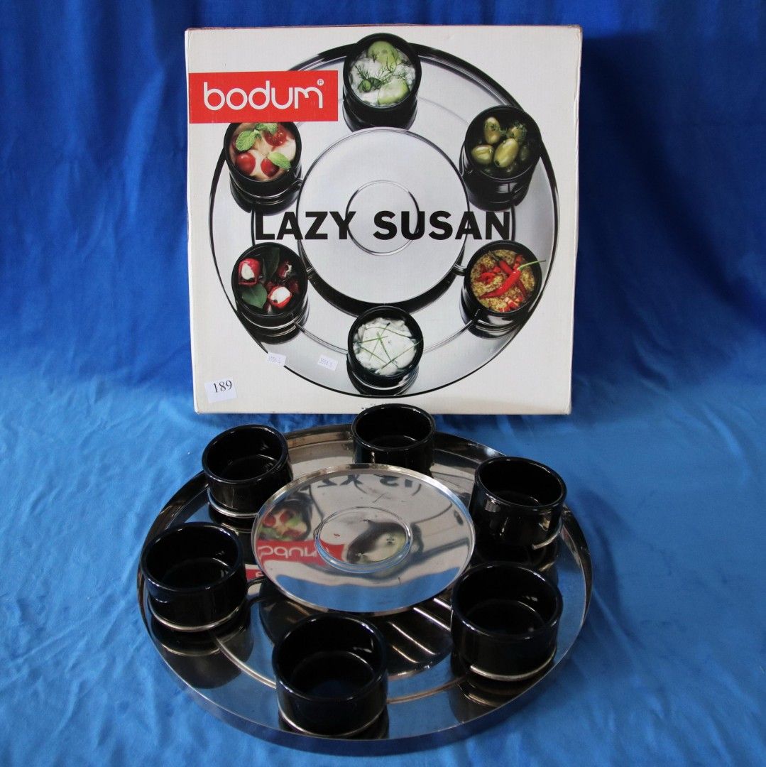 Bodum Stainless Steel Lazy Susan Revolving Set