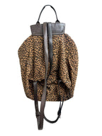 Bottega Veneta Leopard Print Backpack (H28 x L19 cm)