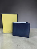 Braun Büffel Leather Wallet - Navy Blue