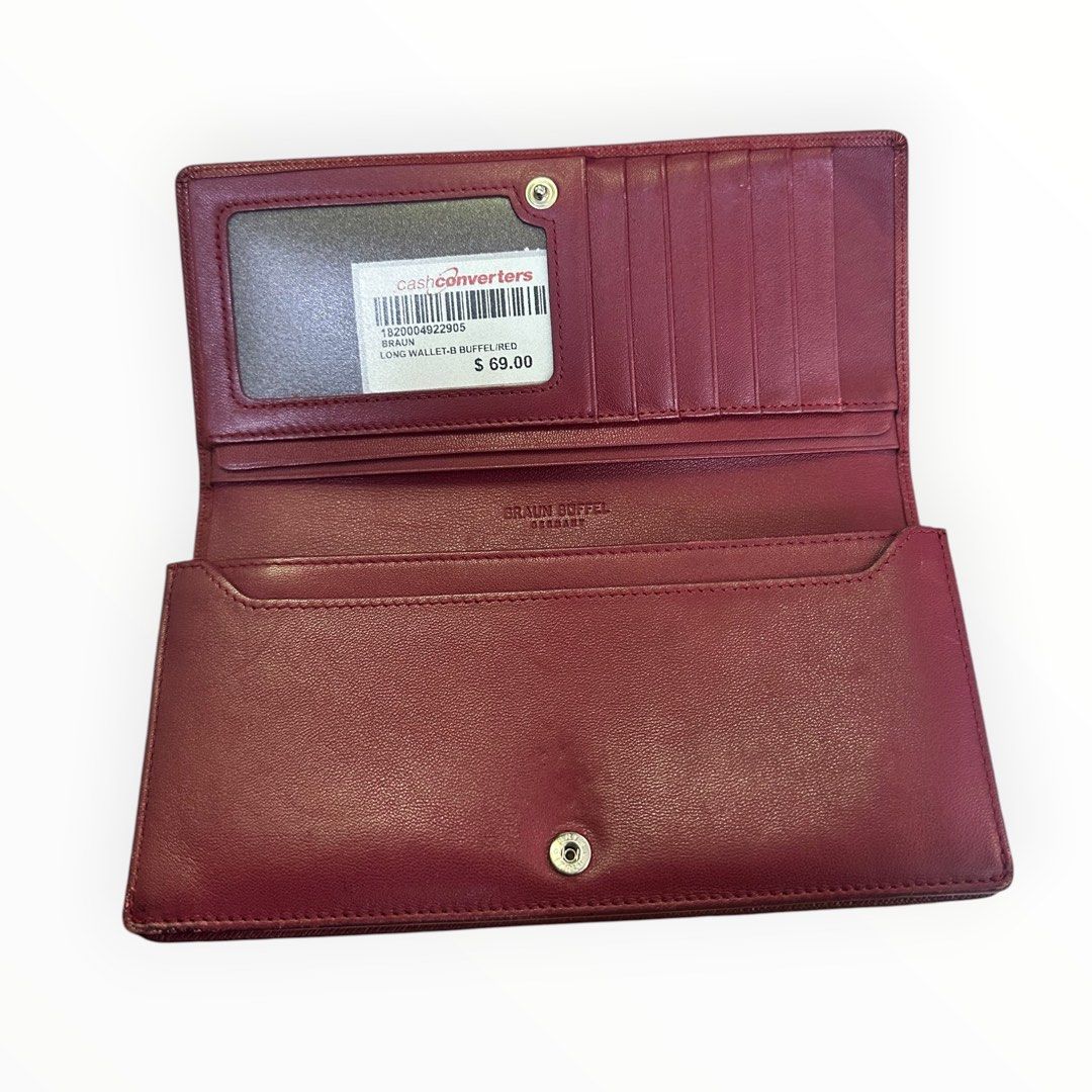 Braun Buffel Leather Long Wallet