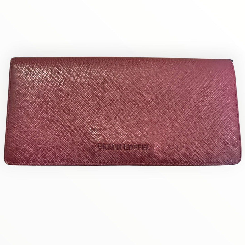 Braun Buffel Leather Long Wallet