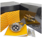 Breitling Chronomat Evolution 44mm Automatic Chronograph Black Dial Watch A13356 “Full Set”