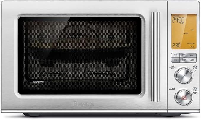Breville The Combi Wave 3in1 Microwave Oven Brushed Stainless Steel BMO870BSS