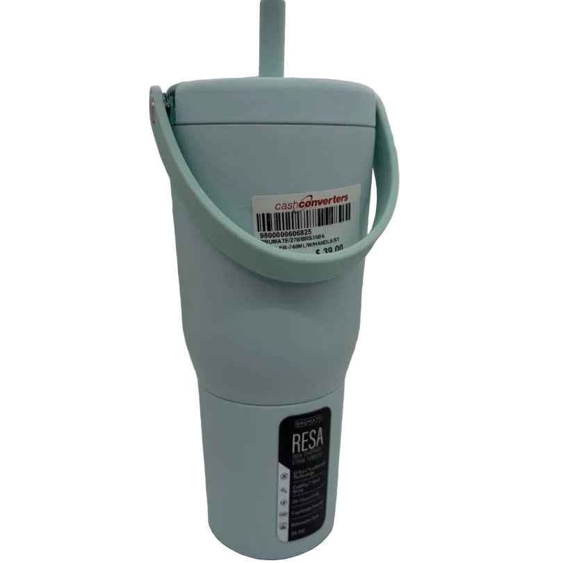 BruMate BRS35BA Resa 740mL Travel Tumbler With Handle And Straw Blue Agave Secondary image