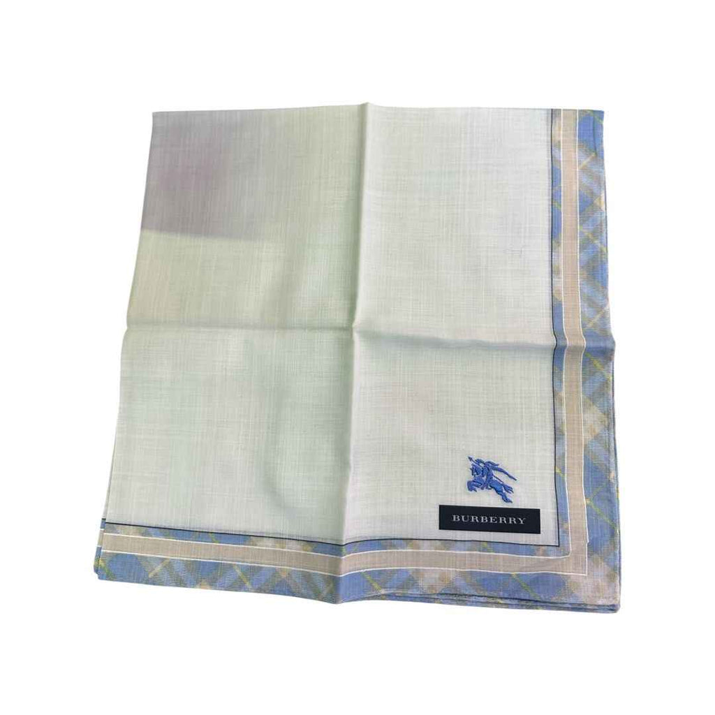 Burberry Handkerchief Light Blue Check Pattern