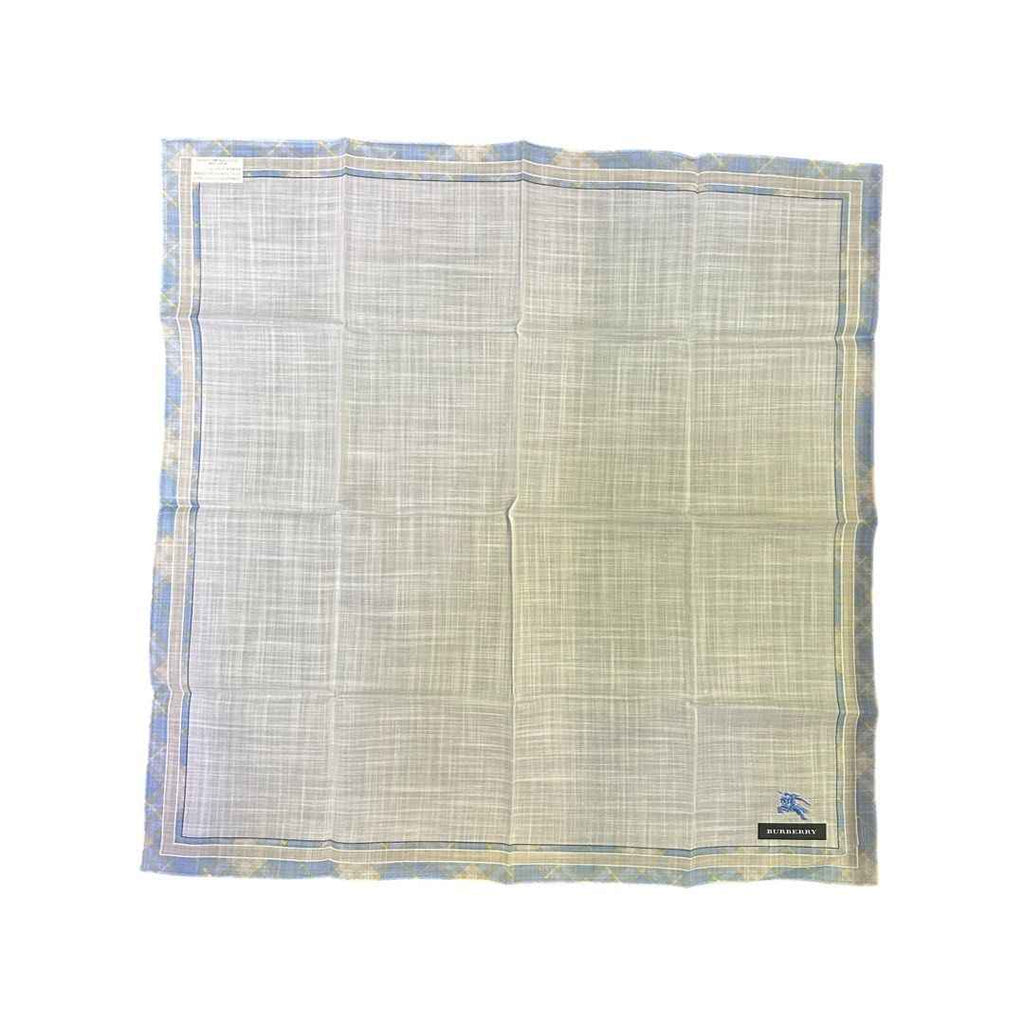 Burberry Handkerchief Light Blue Check Pattern