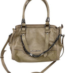 Burberry Leather Satchel/Handbag, in a Taupe/Khaki Tone with dustbag