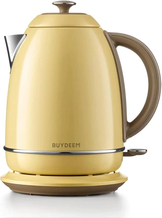 Buydeem K640E Cordless Kettle 1.7 Liters Mellow Yellow
