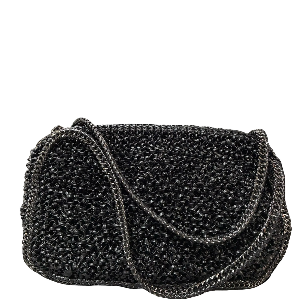 Anteprima Black PVC Wire Bag