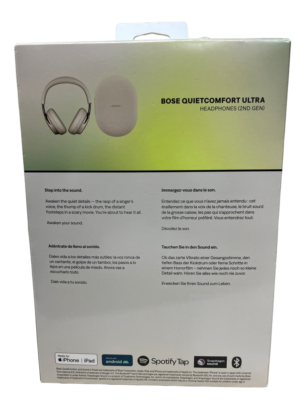 Bose QuietComfort Ultra Wireless Noise Cancelling Headphones 2nd Gen Driftwood Sand 8901010500