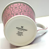 Wedgwood Palladio Bone China Pink and Grey Mug