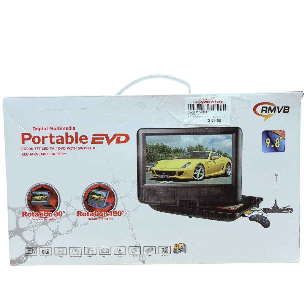 VTREK 9.8in NS969 Portable EVD DVD Player