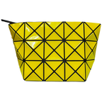 Bao Bao Issey Miyake Yellow Geometric PVC Clutch