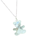 Swarovski Crystal Mini Teddy Bear Pendant Necklace