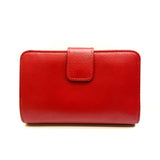 Prada 1ML225 Saffiano Metal Red Leather Wallet