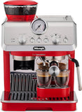 De'Longhi La Specialista Arte EC9155.R - Pump Espresso Machine with Integrated Grinder, Red