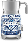 Smeg EGF03PBUK Espresso Coffee Machine with Grinder, Pastel Blue