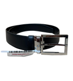 Montblanc Black Westside Leather Belt 35mm MB114435
