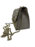 Furla Julia Studded Metropolis Leather Crossbody Bag Small