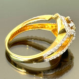 750YG Ladies Diamond Ring