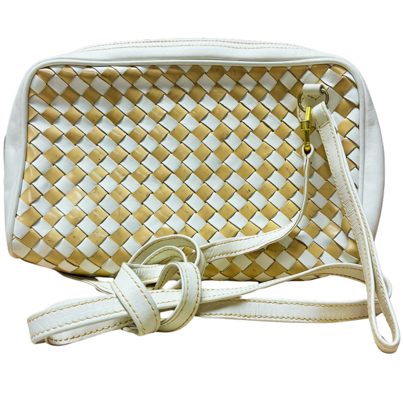 Bally Woven Checkerboard 3 Way Camera Bag Shoulder Bag Main image