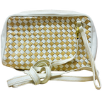 Bally Woven Checkerboard 3 Way Camera Bag Shoulder Bag