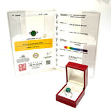 PT900 Natural Black Opal & Diamond Ring