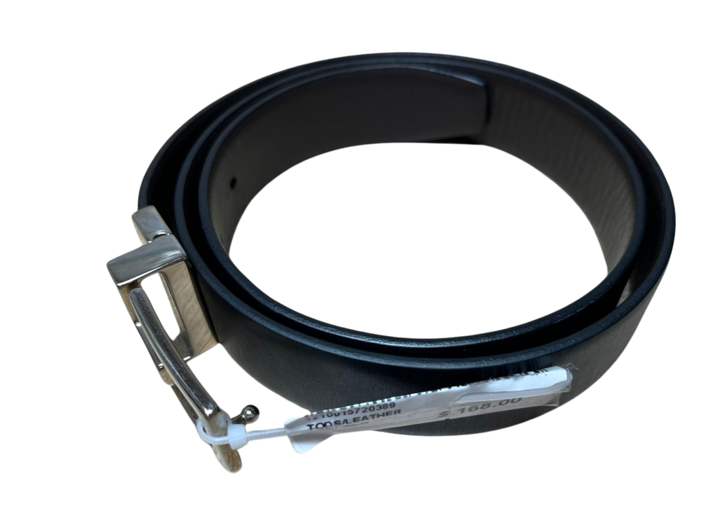 Tods Leather Belt Black