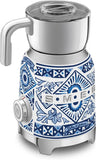 Smeg EGF03PBUK Espresso Coffee Machine with Grinder, Pastel Blue