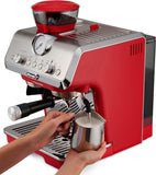 De'Longhi La Specialista Arte EC9155.R - Pump Espresso Machine with Integrated Grinder, Red