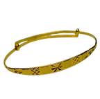 916YG Adjustable Baby Slim Bangle 2.3GM