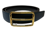 Hermes Reversible Leather Belt Blue