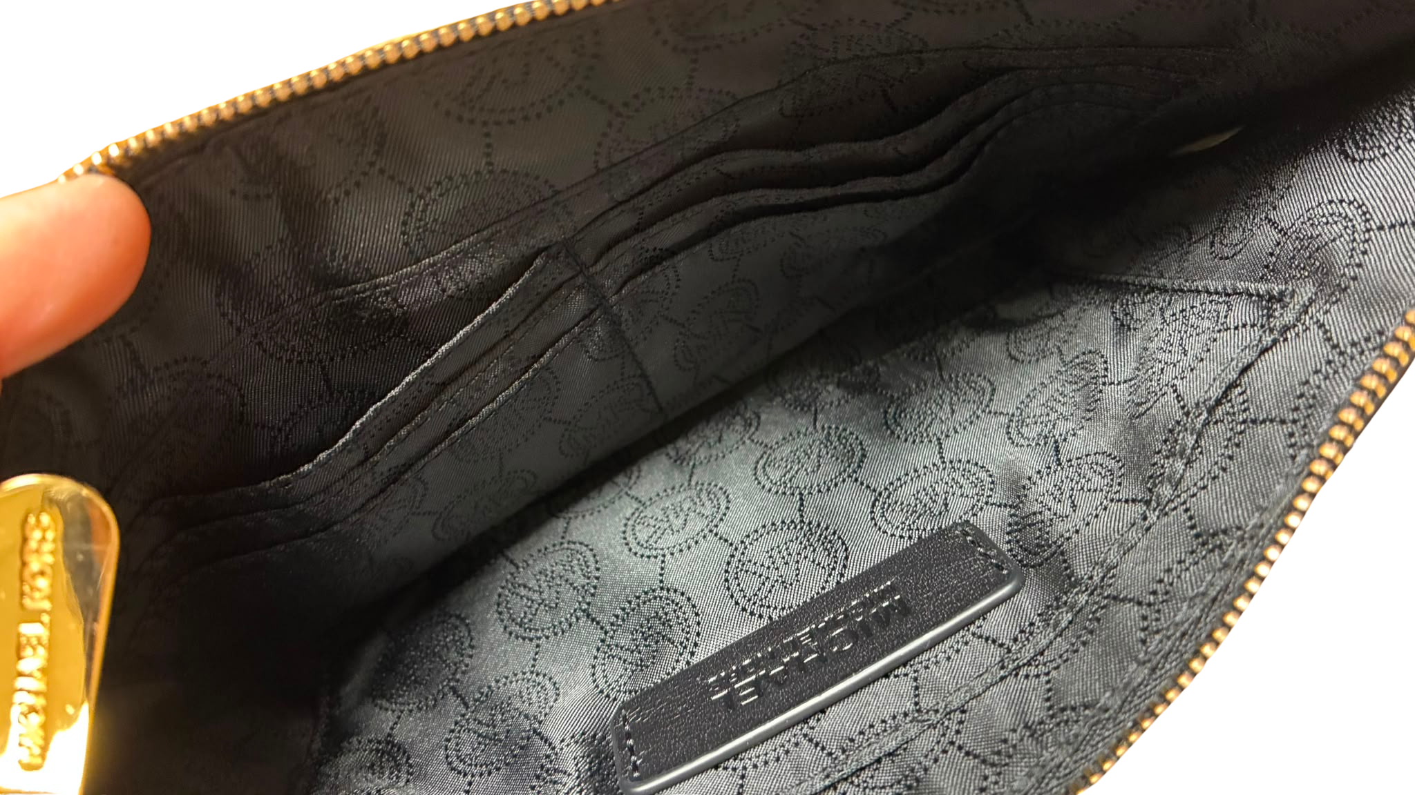 Michael Kors Bedford Camo CalfHair Wallet Wristlet
