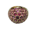 18K YG Ruby Ring 6.1G Size 11
