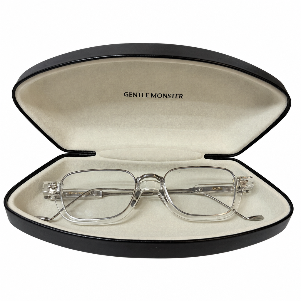 Gentle Monster Gatta C1 Square Frame Clear Glasses