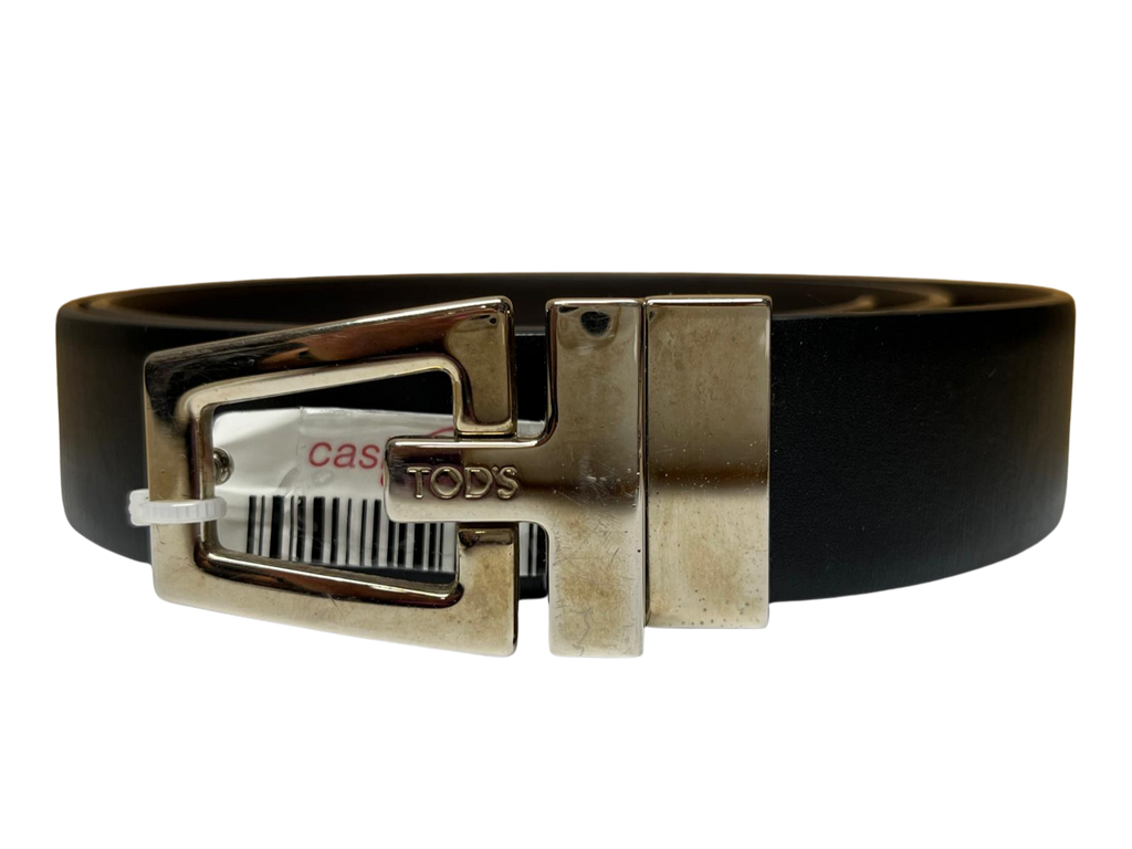 Tods Leather Belt Black