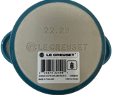 Le Creuset Stoneware Mini Round Cocotte With Flower Lid, 8oz, Caribbean