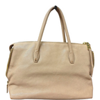 Miu Miu Madras Handbag Beige Goatskin Leather