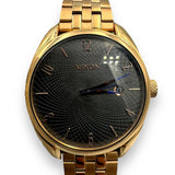 Nixon Men's Quartz Gold Color Watch See Your Sights The Bullets