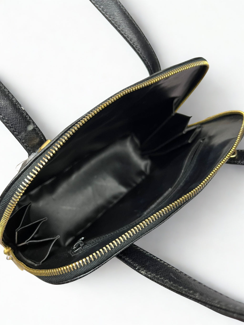 Lancel Black Top Handle Handbag