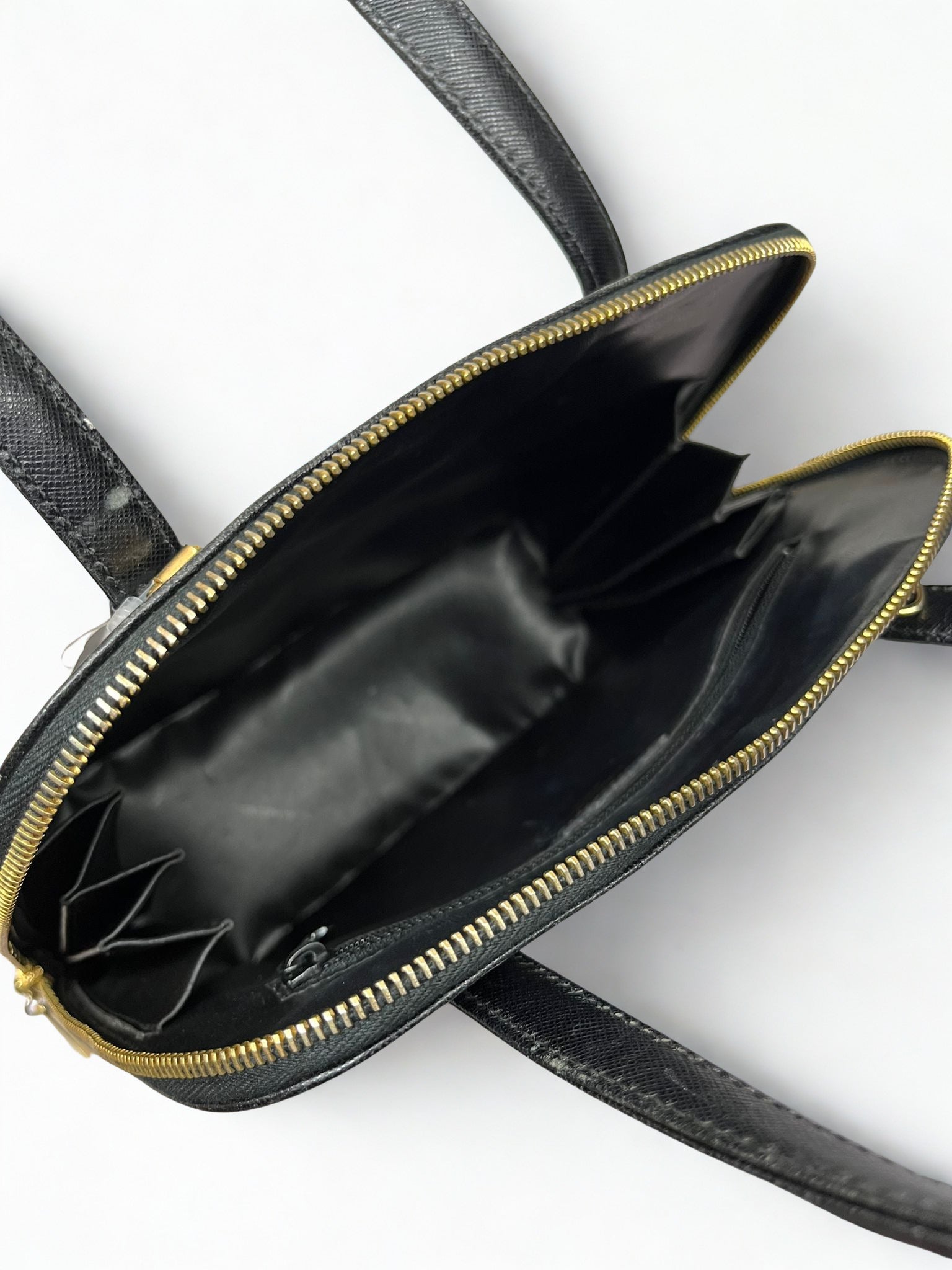 Lancel Black Top Handle Handbag