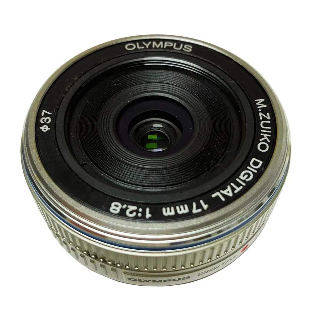 Olympus M Zuiko 17mm f/2.8 Lens Silver