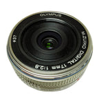 Olympus M Zuiko 17mm f/2.8 Lens Silver
